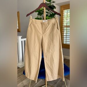Armani Exchange Wide-leg Cropped Chino Pants Women’s Size 4